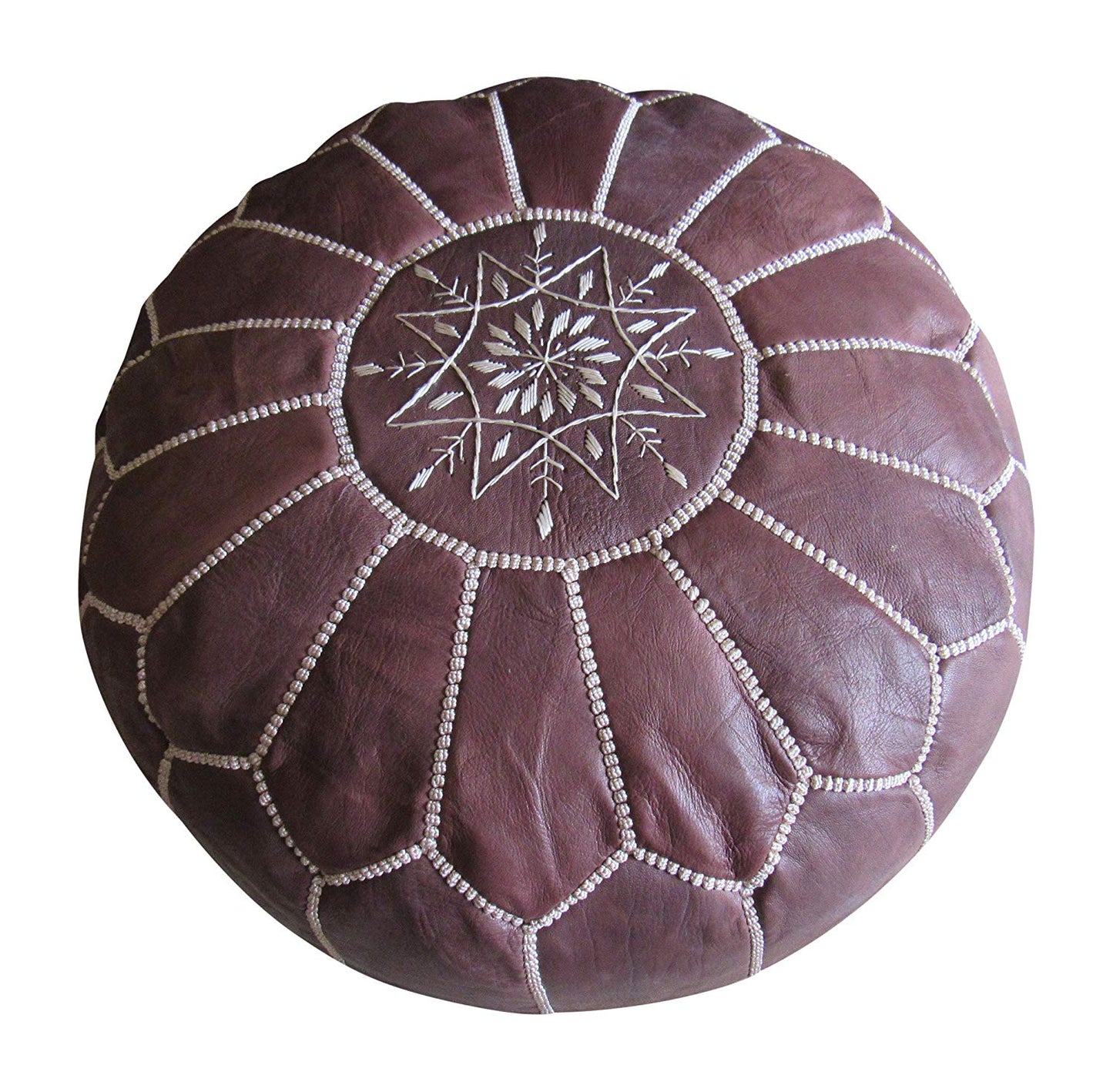 Authentic Moroccan Handmade Pouf. - Marrakesh Gardens