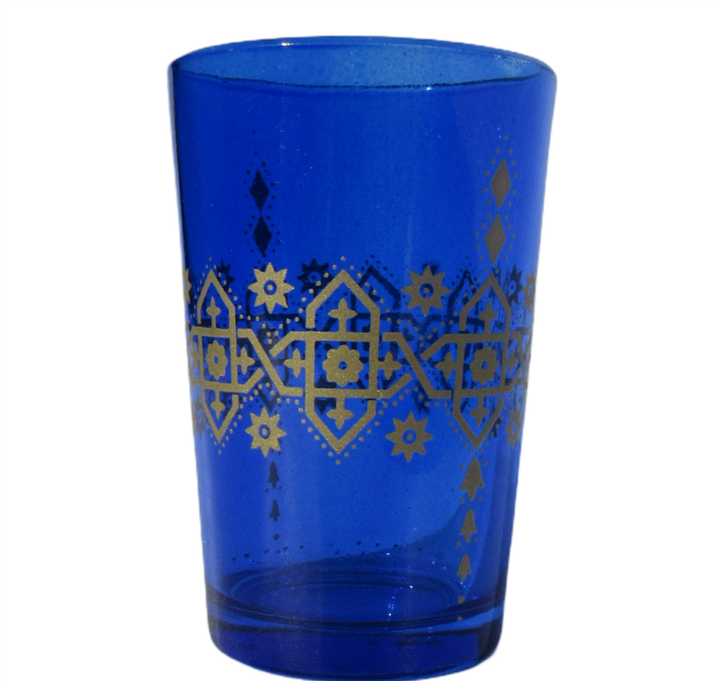 Moroccan Tea Glasses, Moroccan Drinking Glasses – Pack Of 6 – Unique and Stylish – Handmade Traditional Glass Set – For Tea, Coffee, Juice, Water, Etc. - Marrakesh Gardens