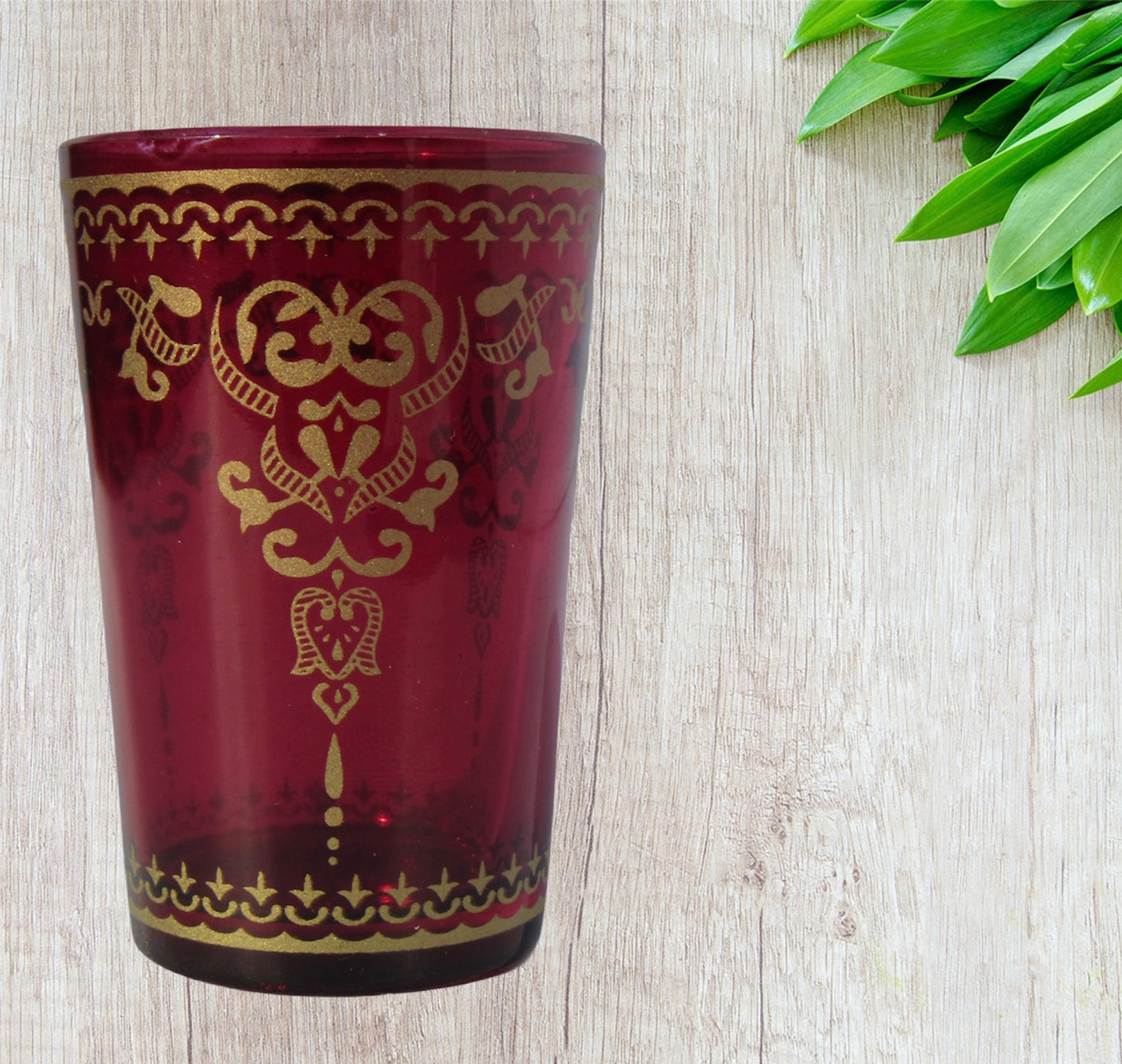 Moroccan Tea Glasses, Moroccan Drinking Glasses – Pack Of 6 – Unique and Stylish – Handmade Traditional Glass Set – For Tea, Coffee, Juice, Water, Etc. - Marrakesh Gardens