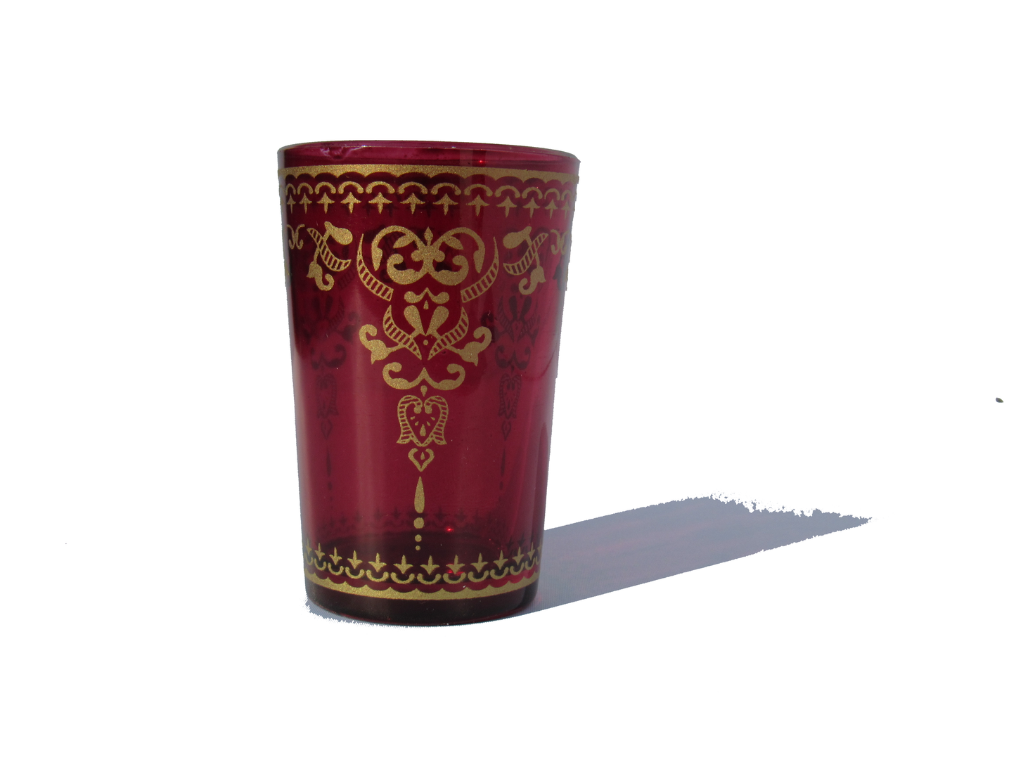 Moroccan Tea Glasses, Moroccan Drinking Glasses – Pack Of 6 – Unique and Stylish – Handmade Traditional Glass Set – For Tea, Coffee, Juice, Water, Etc. - Marrakesh Gardens