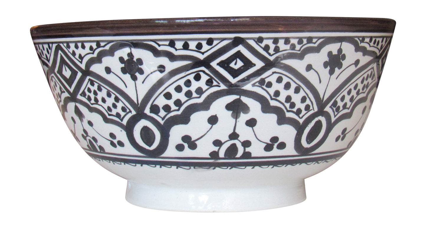 Moroccan Salad Bowl, Large 12 IN - Marrakesh Gardens