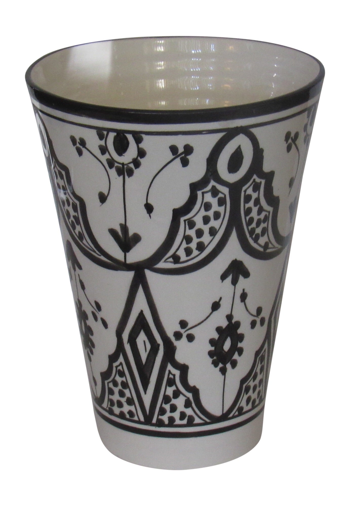 Marrakesh Gardens Safi Classic Design Vase,7"H x 5"W - Marrakesh Gardens