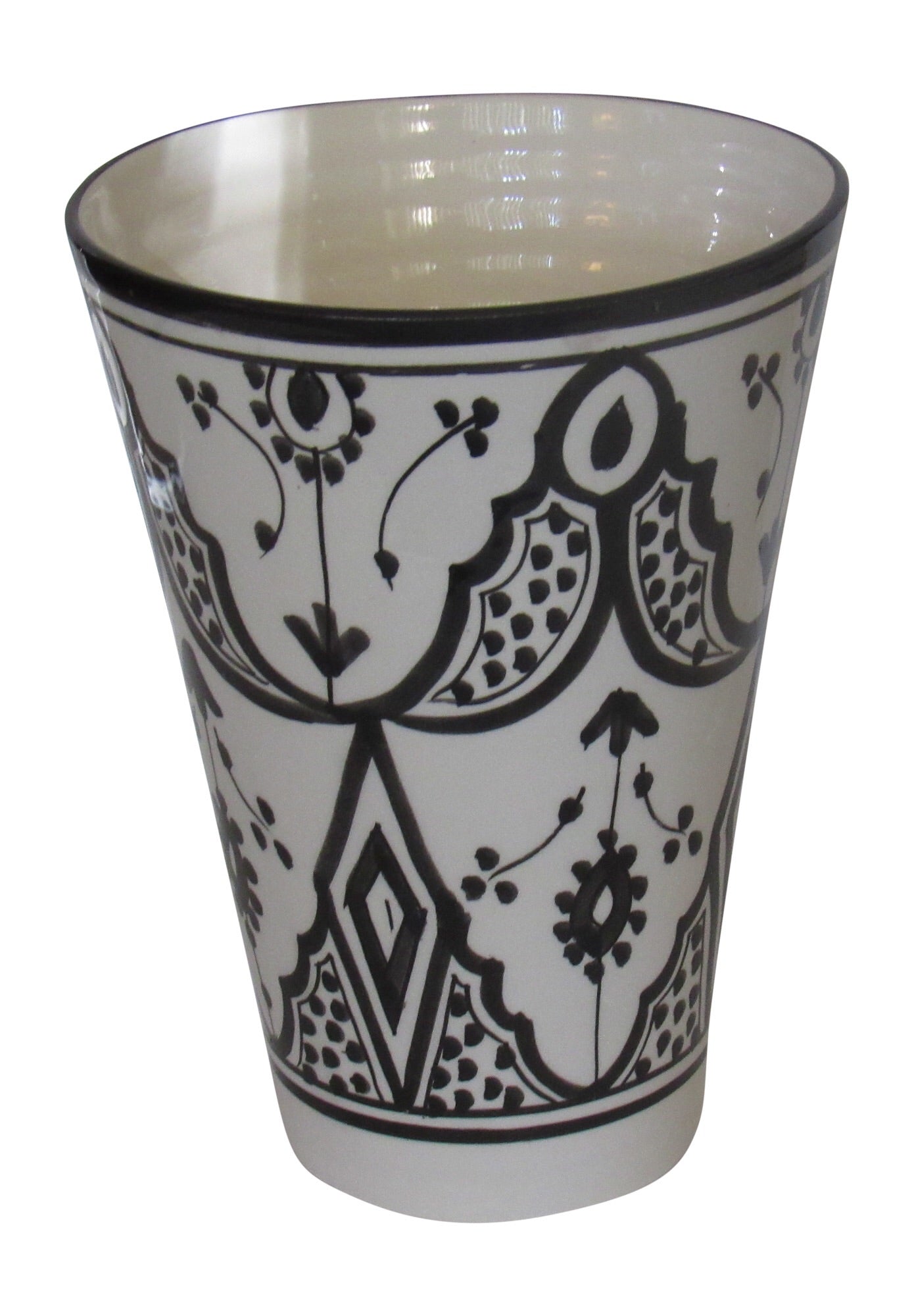 Marrakesh Gardens Safi Classic Design Vase,7"H x 5"W - Marrakesh Gardens