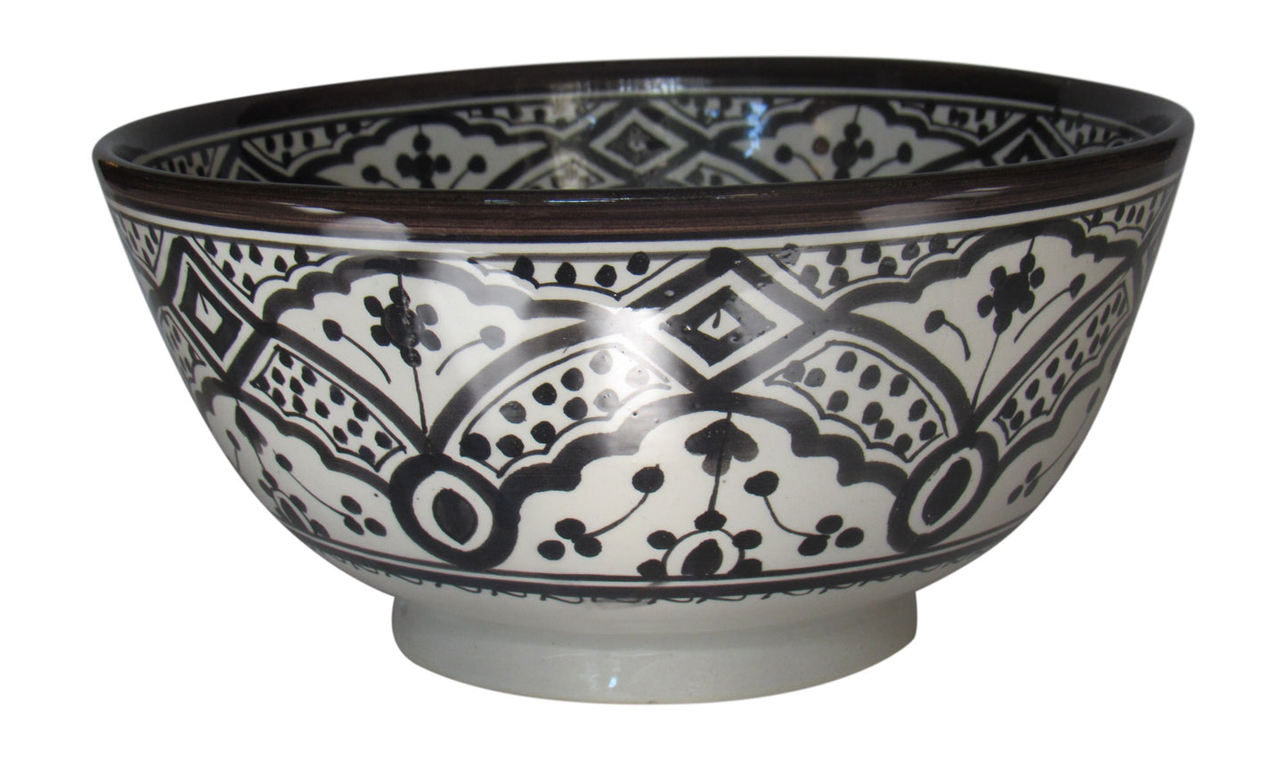 Moroccan Salad Bowl, Large 12 IN - Marrakesh Gardens