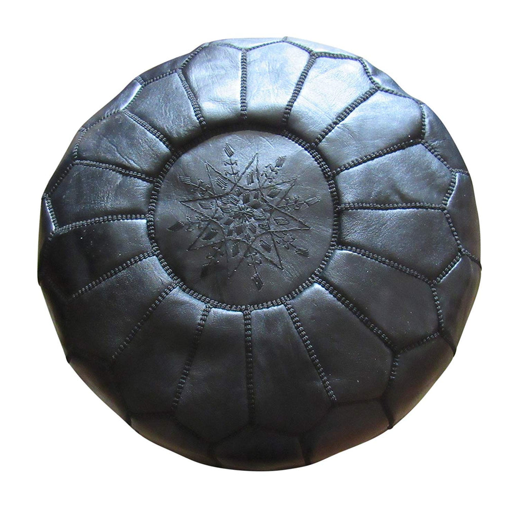 Authentic Moroccan Handmade Pouf. - Marrakesh Gardens