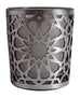 Moroccan Amber Scented Candle, Silver, 6 oz - Marrakesh Gardens
