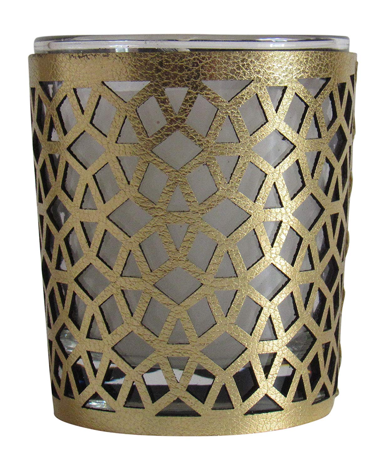 Moroccan Amber Scented Candle , Gold, 6 oz - Marrakesh Gardens