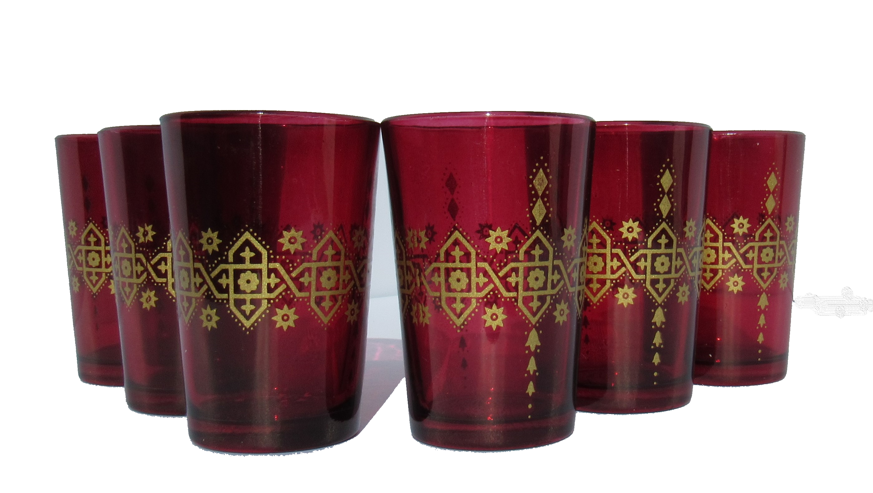 Royal Moroccan Tea Glasses, Moroccan Drinking Glasses – Pack Of 6