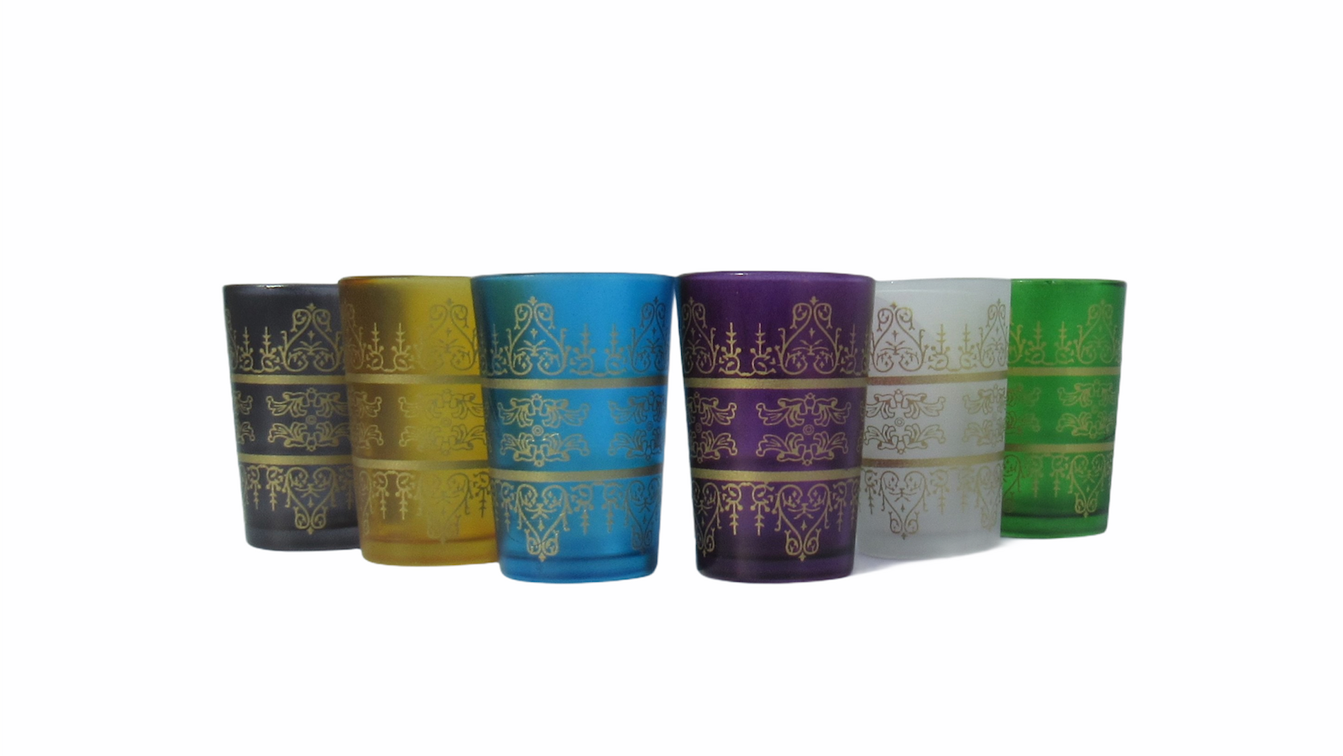Royal Moroccan Tea Glasses, Moroccan Drinking Glasses – Pack Of 6