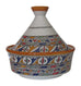 Handmade Authentic Moroccan Moorish Style Ceramic Serving Tagine, Extra Large 12" D x 12 1/2"H - Marrakesh Gardens
